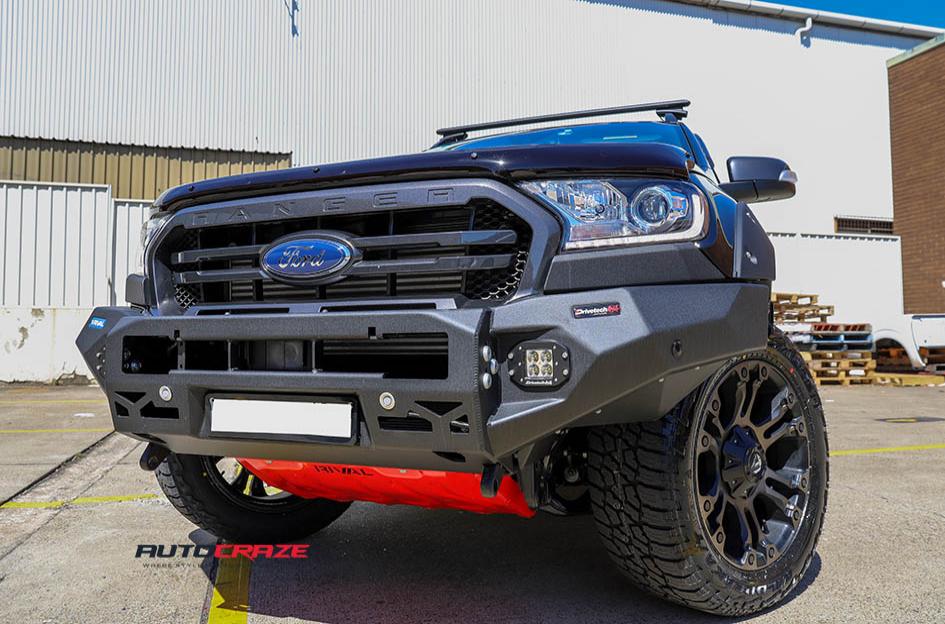 FORD-RANGER-VAPOR-BLACK-MACHINED-WITH-DARK-TINT